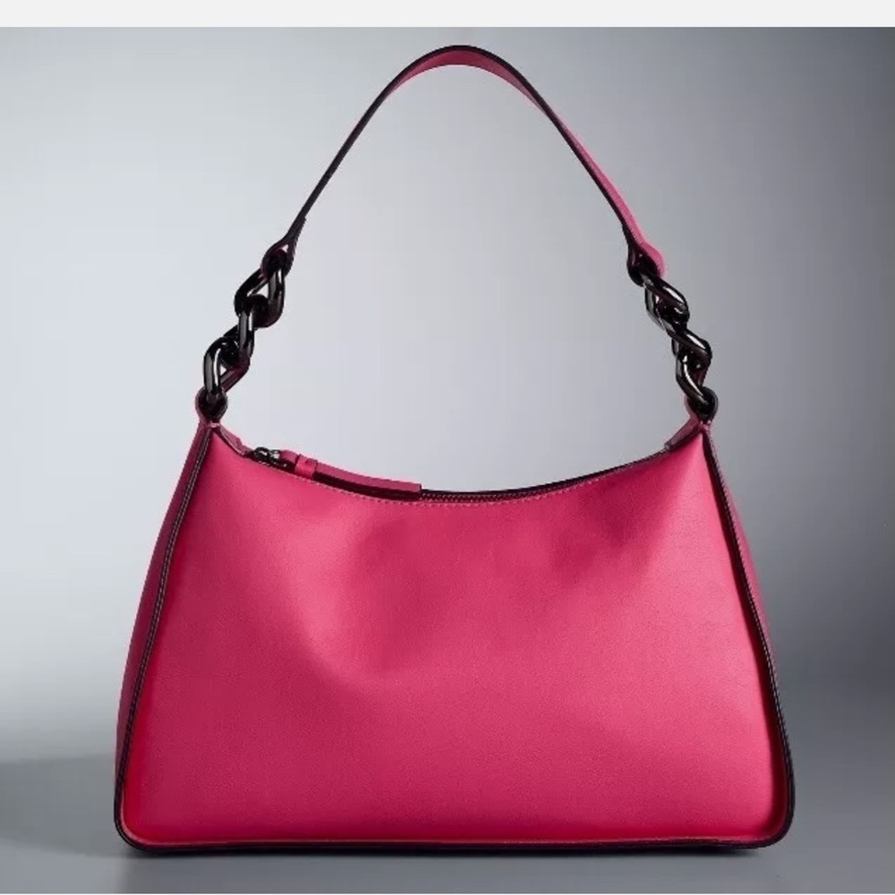🩷🩷NWT-SIMPLY VERA, VERA WANG FLORIDA PINK STAR CHAIN SHOULDER BAG🩷🩷